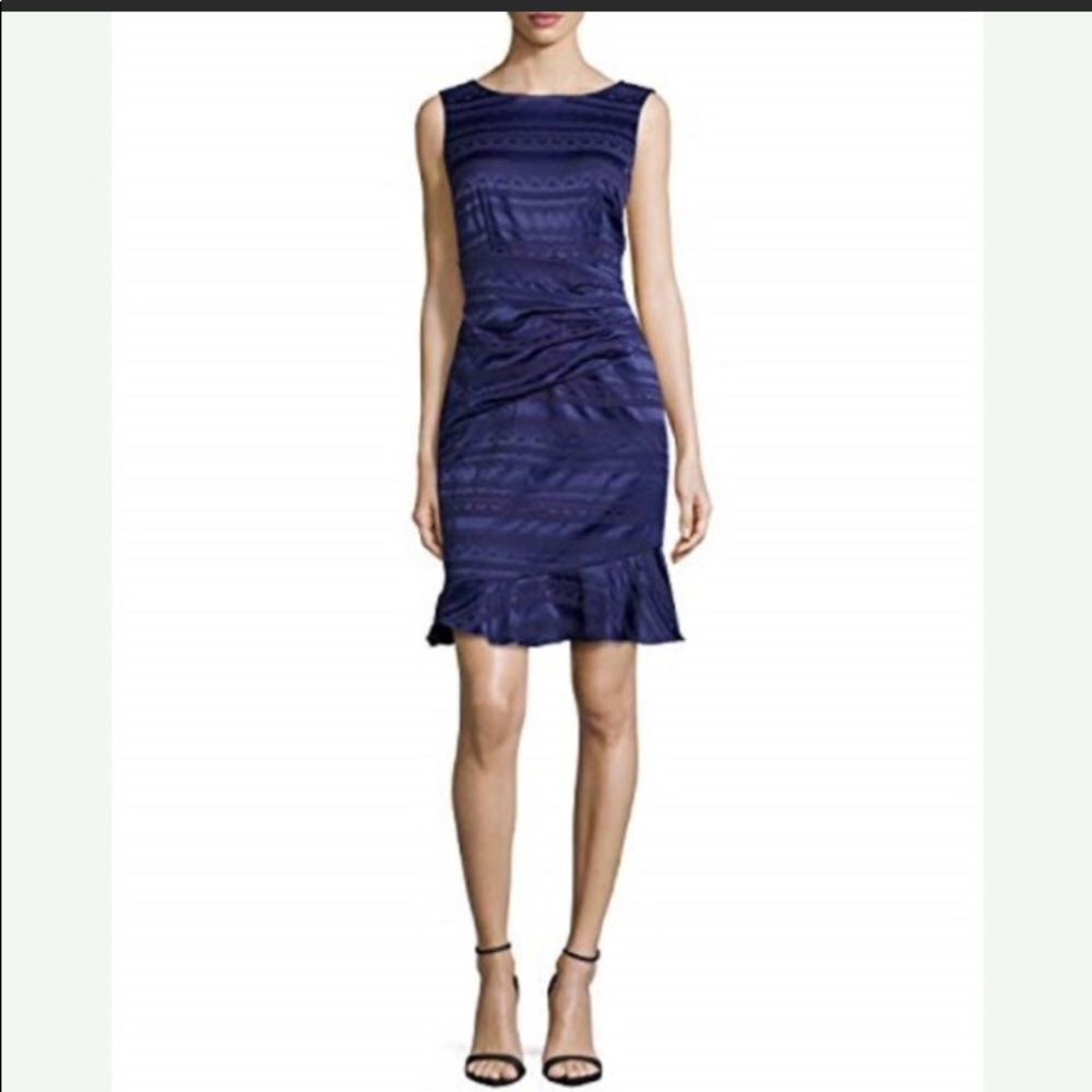 NWT NYDJ Layla Flounce Jacquard Dress Sizes 6 &10